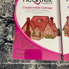 Heartfelt Creations COUNTRYSIDE COTTAGE Stamps & Die Set HCDI 7332 HCPC 3938