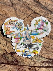 Sticker Pack | Disneyland | Water Resistant | Clear
