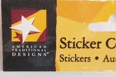 American Traditional Designs Sports Stickers Embossed Multicolor