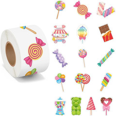 500Pcs Heart Stickers 1In Valentines Day Love Stickers Heart Shaped Sticker for