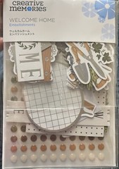 Creative Memories Embellishments ~ WELCOME HOME (138pcs) – NIP