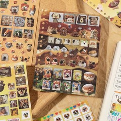 Cat and Dog Stickers Book Set 2 in 1,Value Set with 1600 Stickers 60 Pages Me