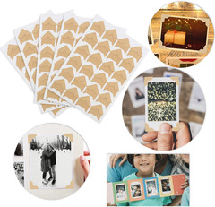 12 Sheets/288 PCS Photo Corner Stickers, Self-Adhesive Photo Mounting Corners fo