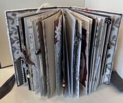 Junk Journal Butterfly Bird Grey Ivory Keepsake Diary Book Interactive NEW