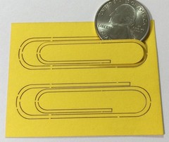PAPER CLIPS Laser Die-Cuts(8pc)Deluxe Cuts📎Office Supplies📎Secretary📎School📎