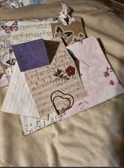 Handmade Junk Journal cards Altered Jumbo Playing Cards, Set Of 5