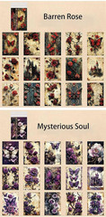 120 Sheets Gothic Scrapbooking Paper for Scrapbook Kit, Vintage Ephemera for Jun