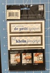 Me & My Big Ideas Soft Spoken Embellishment Sweet Baby Boy Custom 4 Languages