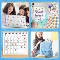 7200Pcs Happy Smile Face Stickers, Boho Mini Smiley Face Stickers Classroom T…