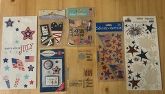 4th Of July Scrapbook Stickers LOT ; Jolee , Stickopotamus , And More