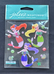 Jolee SUMMER 3-D Stickers ~BEACH~Cruise~MERMAIDS~Flip Flops~SHELLS