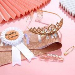 UUYYEO 3 Pcs Blank Rosette Award Ribbons Blue Red and White Prize Ribbons Mak…