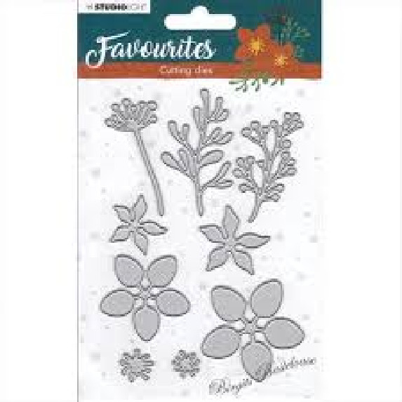 STUDIO LIGHT – METAL CUTTING DIES – LEAVES AND BRANCHES