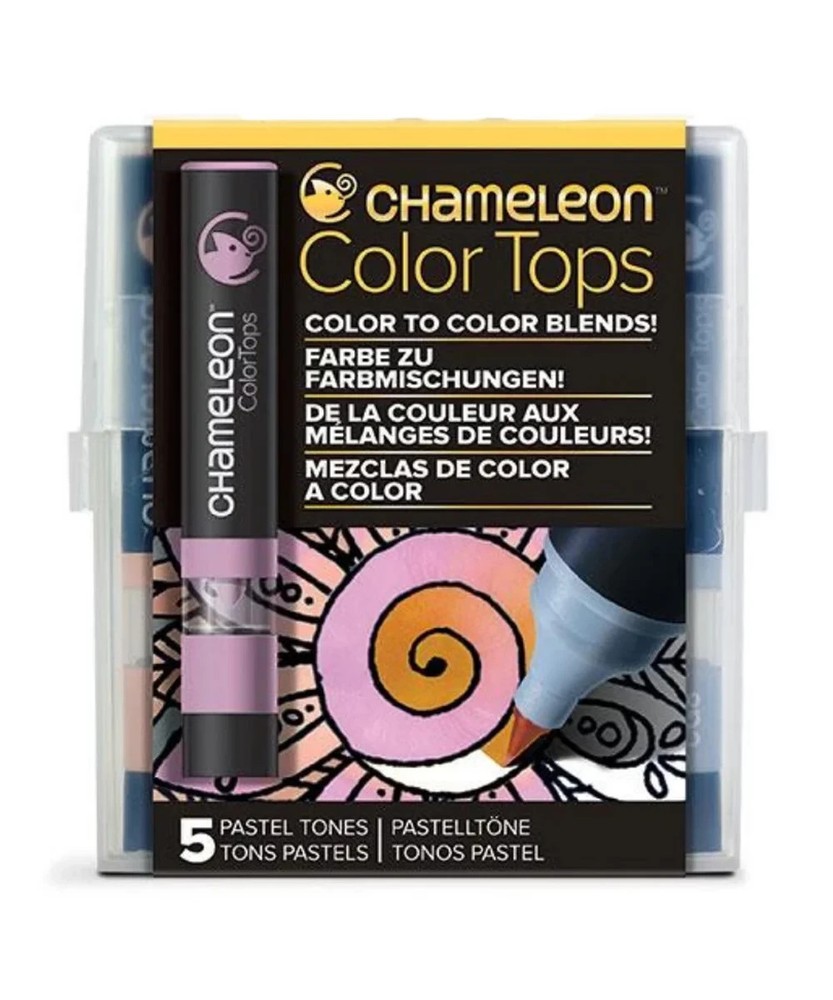 Chameleon Color Tops Color To Color Blends PASTEL TONES 5 Pieces
