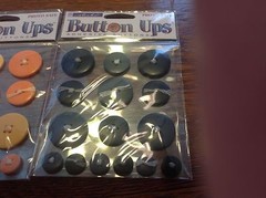 Scrapbooking embellishments buttons