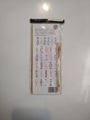Narratives By Karen Russell Swatch Book Impress-ons Alphabet Rub-ons