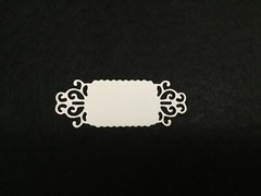 Book Plates / Labels Die Cut Embellishments 10 pcs 1” x 2-1/2” choose color