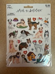 The Paper Studio Puffy Animal & Insect Stickers Multicolor 494889