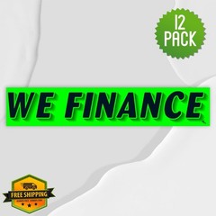 Versa-Tags WE Finance Chartreuse Green Stickers