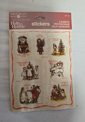 Lot of 7 NOS 1989 Holly Hobbie Sticker Sheets 4PACK – 48 Stickers Per Pack