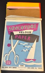 Vintage Craft Papers & Stencils Velour, Metallic, Transparency, Gummed, Day Glo