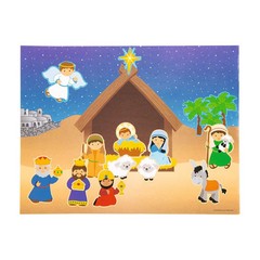 Oriental Trading Pieces Design Your Own Religious Nativity Sticker Scenes, 11″ x