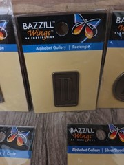 Dazzles Hot Off The Press Metal Monogram Charm Token Lot (7 Packages