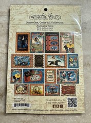 Graphic 45 *COME ONE, COME ALL* Journaling & Ephemera CARDS Brand 2021 NEW