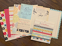 October Afternoon: «Schoolhouse» 1,2,3’s – 8×8 Paper Pads + Embellishments