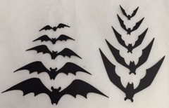Tim Holtz Halloween Die Cuts * Bat Crazy * Three Sets * Black Cardstock * Bats!