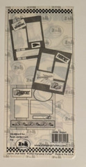Vintage Plane Travel Sticker Lot Luggage Passport Scrapbook Laptop Embellishment