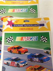 VINTAGE Hallmark Stickers Nascar Racing Race Cars New In Pack 4 Sheets Lot of 2