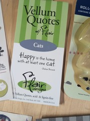 Cat Themed Crafting Lot; Paper & Stickers Scrapbooking Card Making