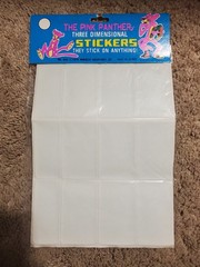 Vintage Pink Panther Puffy Stickers 1979 – 1980s Cartoon Characters Never Used!