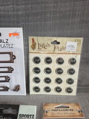 Lot 21 Packs Metal Stickers Embellishments Scrapbooking Craft Accents b101