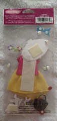 Disney EK Success Jolee’s Boutique 3-Dimensional Stickers Snow White Dress New