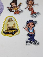 Vintage Y2K Sticker Lot Latina Chicano Aztlan Girls Fairy Anime Lowrider 2000s