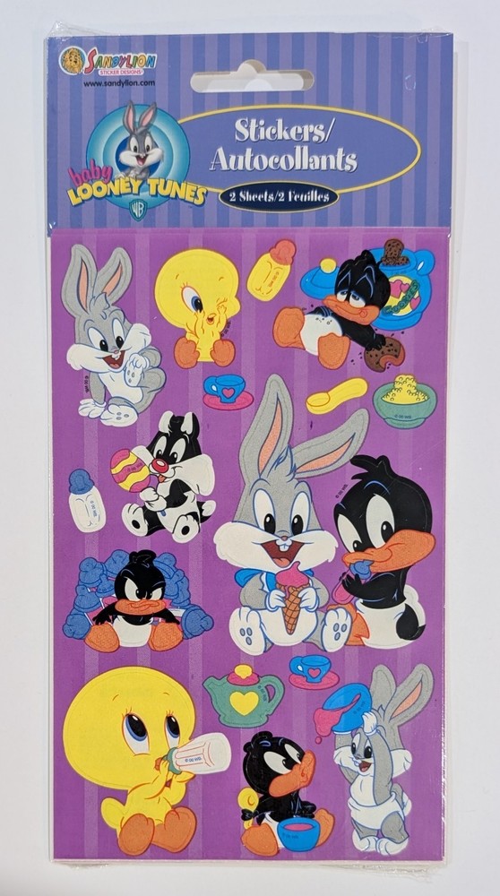 SandyLion Baby Looney Tunes Stickers Sealed Vintage