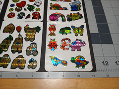 Vintage 1980s Prism Sparkle Unicorn Stickers BJ & More 100+ Lot of 12 Sheets NEW
