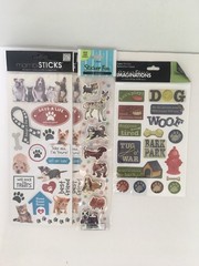 Lot of 32 Dog Sticker Sheets New Cloude9 Design Sandylion Elevations & Others
