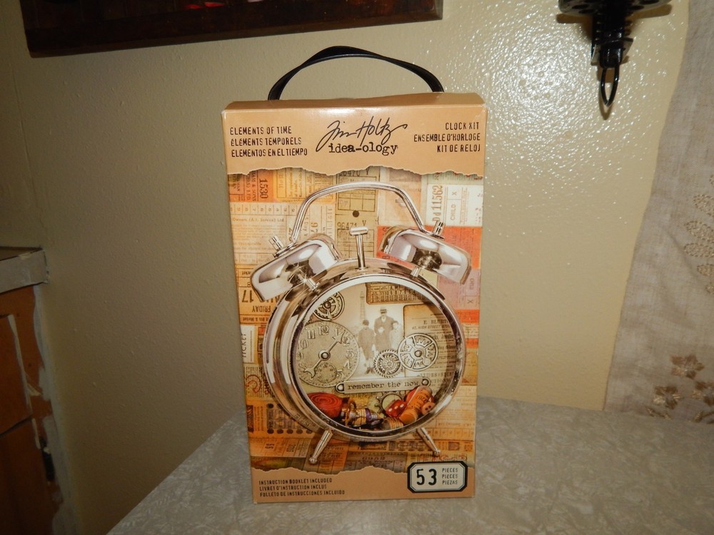 Tim Holtz Idea-ology Elements of Time Clock Kit New Open Box TH93221M 53 Pieces