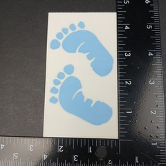 Frances Meyer Stickers Baby Boy Feet RTST 853 Footprints