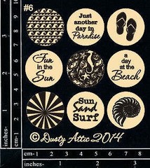 Dusty Attic Chipboard 3×4 – Page Pebbles #6, DA1111