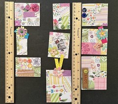 #2696 FLOWERS SPRING EPHEMERA TAGS EMBELLISHMENTS JUNK JOURNAL SCRAPBOOK -Tonya