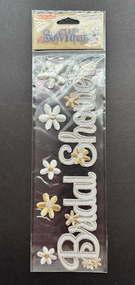 Sew What Bridal Shower Embroidered Sticker – New and Unopened