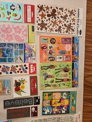 Lot of Stickers and Embellishments Bundle of Scrapbooking Supplies 24 Packs