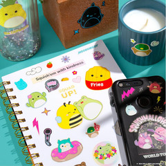 Sticker Book with Large and Small Sizes, Kids Stationary for Water Bottle, Noteb