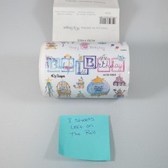Vintage NRN Designs Babys 1st Birthday Sticker Roll Lot of 8 Sheets