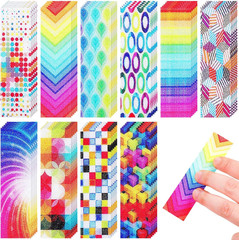 50 Pieces Anxiety Sensory Stickers Textured Strips Anti Stress Tactile Rough Sen