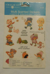 1980s AMERICAN GREETINGS STRAWBERRY SHORTCAKE SCRATCH N SNIFF STICKERS VTG 80’s